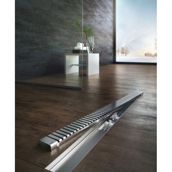 Решётка LINE-1150M мм для водоотводящего желоба, нержавеющая сталь, матовый