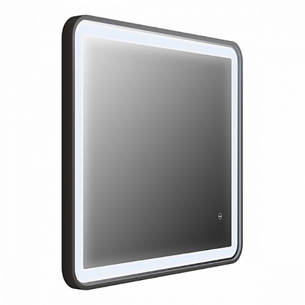 Зеркало Iddis Cloud 80 с подсветкой Черный матовый  CLO8000i98