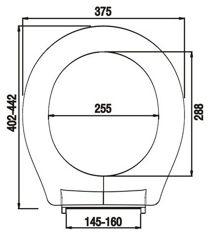 MILARDO Сиденье д/унитаза.полипропилен.010