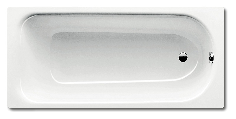 Стальная ванна Kaldwei SANIFORM PLUS Mod.373-1, размер 1700*750*410, Easy clean, alpine white, без ножек