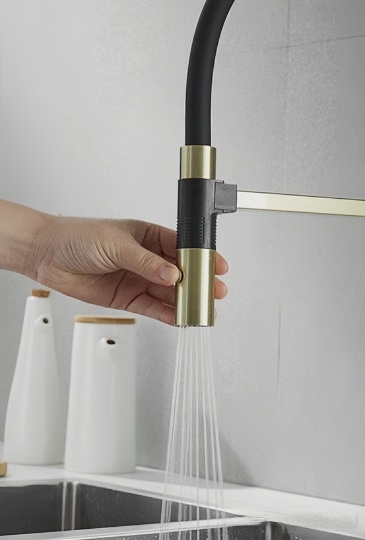 Kern 2075  matt gold Смеситель для кухни