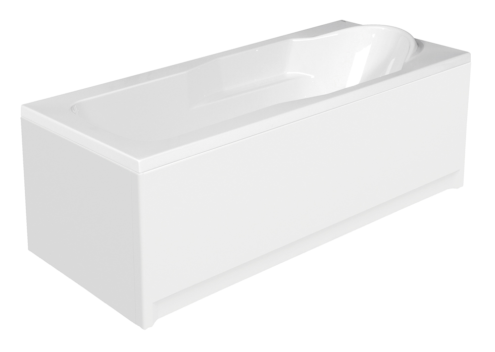 SANTANA Ванна прямоугольная 160x70 см, без ножек, ультра белый Cersanit