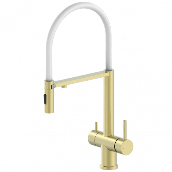 Kern 2049  Matt Gold  Смеситель для кухни с подключением фильтра питьевой воды золото матовое