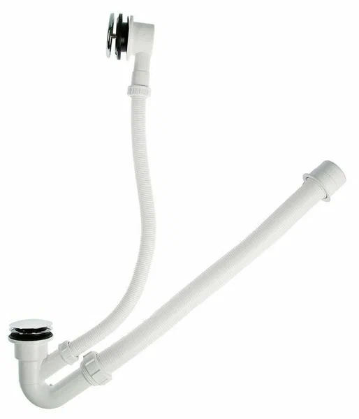 Обвязка для ванны McAlpine MRB4CB L500 мм с нажимной кнопкой и отводной трубой