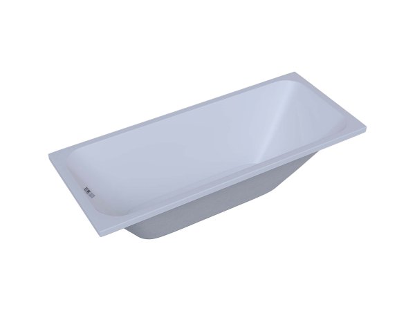 Ванна Мия прямоугольная 170*75см с центральным сливом   AQUATEK