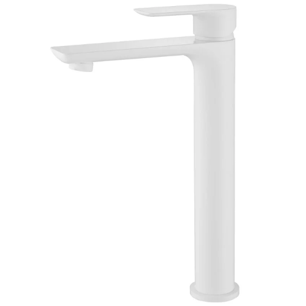 Смеситель ABBER Weiss Insel AF8011FW для раковины, белый матовый