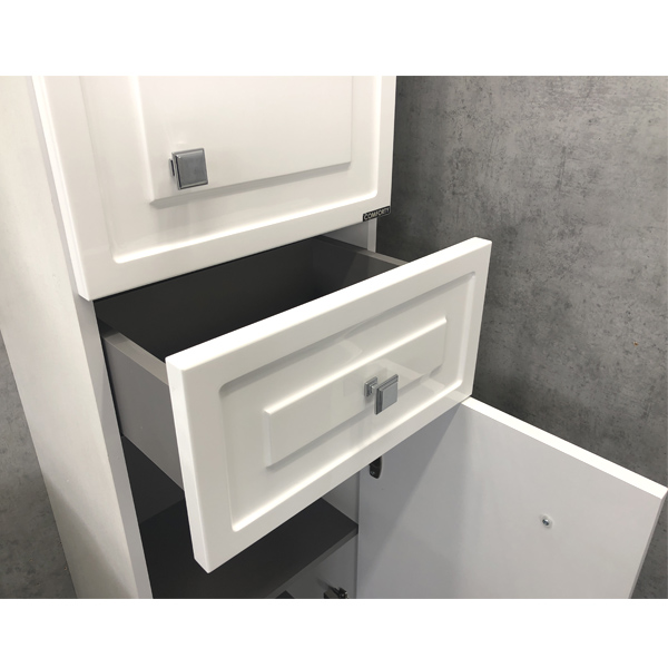 Шкаф-колонна Феррара-40 белый глянец COMFORTY