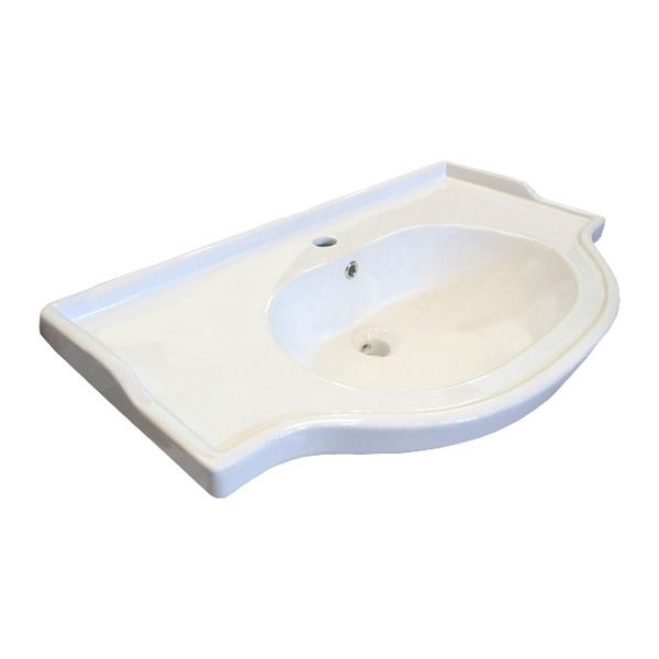 Севилиья 85 Тумба-умывальник Слоновая кость с Раковиной COMFORTY Т-9385