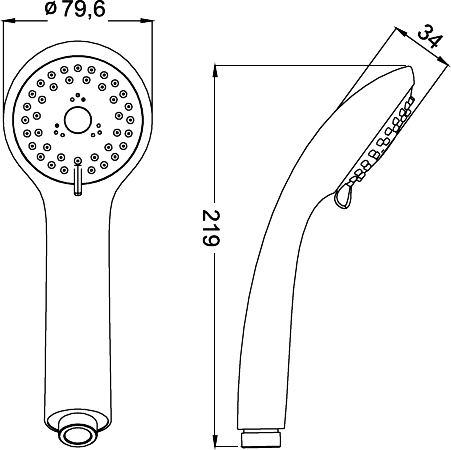 Лейка для душа  А11031 3F IDDIS