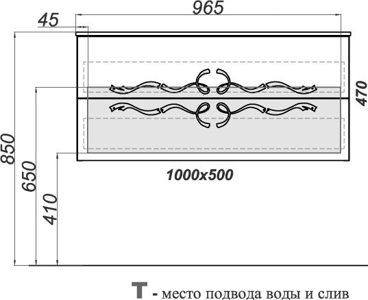 Clarberg, модель Тумба с раковиной Due Amanti 120 (Due.01.12/W/GL) цвет белый, Ручки золото  раковина искуственный мрамор