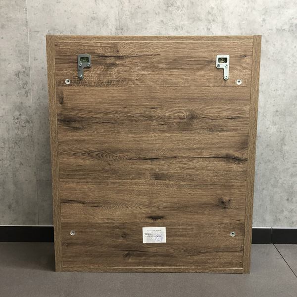 COMFORTY. Зеркало-шкаф Марио-60 дуб дымчатый