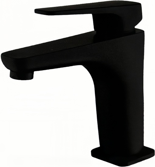 Kern 1094 Black Смеситель для раковины чёрный матовый.
