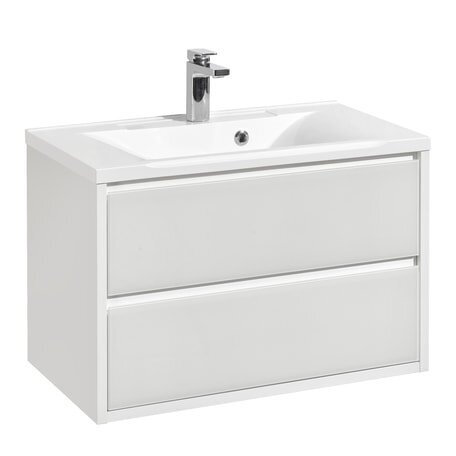 РИМИНИ 80 Тумба-умывальник белая + Раковина Премьер  М800