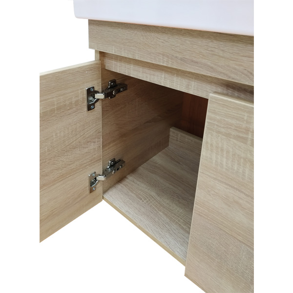 Тромсе 60 Тумба-умывальник Дуб сонома с Раковиной Fest 60 F01