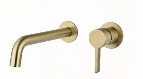 Kern 1446 Matt Gold Смеситель для раковины встраиваемый золото матовое.