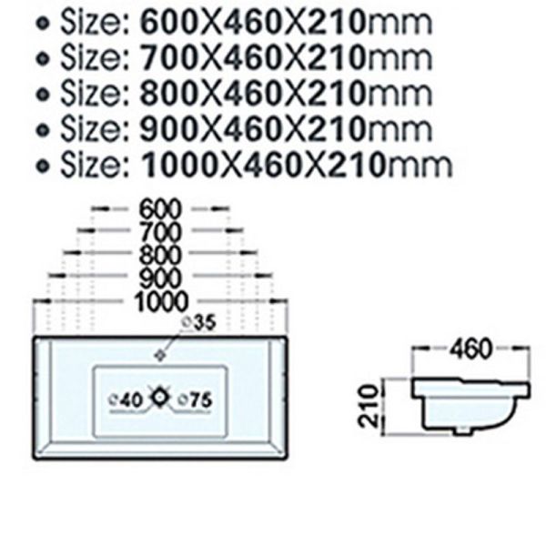 Раковина COMFORTY XD-F90 3121291