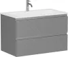 Тумба подвесная под раковину Folk FL80ES, Ergraut soft 790х445х500 Sancos