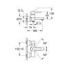 LINEARE Смеситель для Ванны 33849000 GROHE