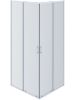 Душевой уголок квадратный, двери раздвижные 200х90x90, хром  Aquatek