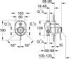 BauClassic Смеситель для Ванны, встройка Grohe Германия 29047000 GROHE