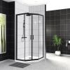 Душевой уголок UNO-195-P-2-90-C-NERO BelBagno