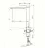 Смеситель для раковины BelBagno Luce LUC-LMC-NERO-W0