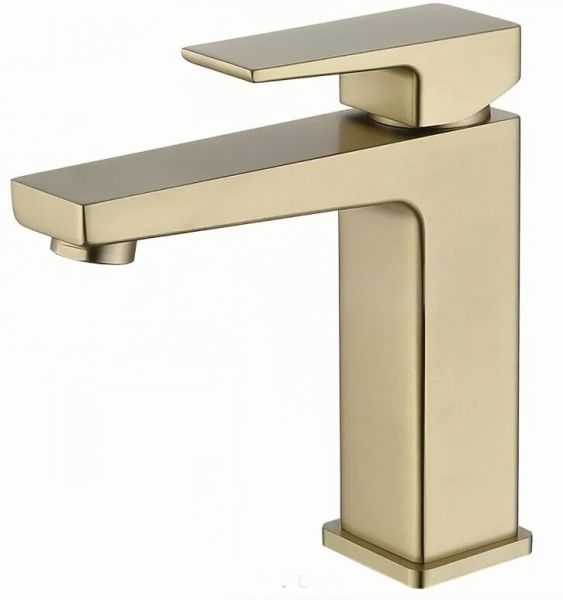 Kern 1555 Matt Gold Смеситель для накладных раковин высокий золото матовое.
