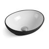 Раковина COMFORTY 7138 BW чёрно/белая