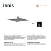 Душевая насадка верхняя Квадратная 200*200  IDDIS 00520SSi64