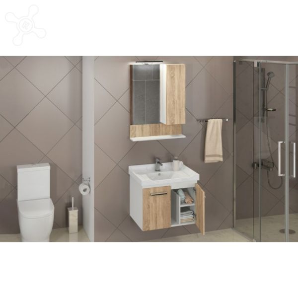 Рига 60 Зеркало-шкаф Дуб сонома COMFORTY