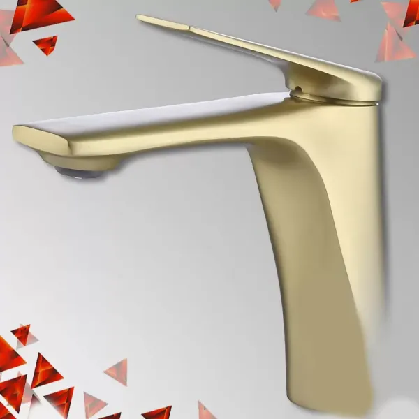 Kern 1062  Matt Gold  Смеситель для раковины  золото матовое.