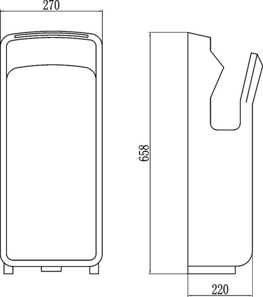 Savol S-CF8621-1 Сушилка для рук двухпоточная зима/лето 3600Вт Savol