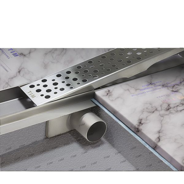 TIM Трап-лоток с гориз выпуском решетк 450 мм BAD414502