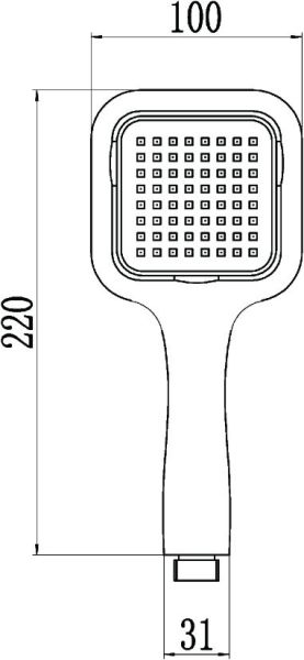Savol S-0P1017 Лейка для ручного душа 1/2? (1 режим)