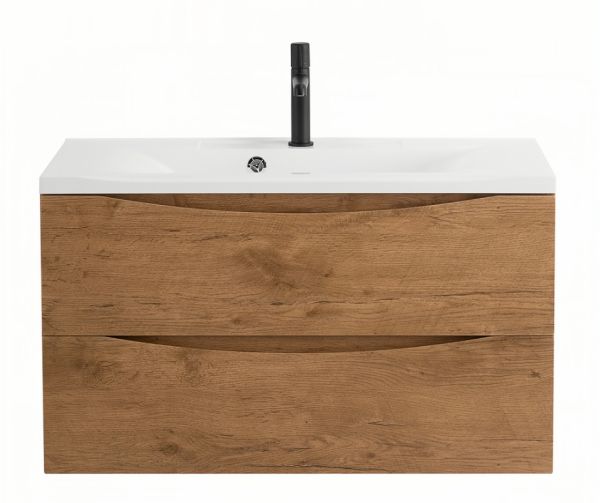 Тумба под раковину BelBagno Marino MARINO-900-2C-SO-RN-P, 90 х 45 х 55 см, Rovere Nature - светло-коричневый