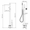 Смеситель напольный для ванны Wasserkraft Ems 7621 золото
