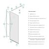 Душевые перегородки Walk In SLIDE SLI8CS9i23