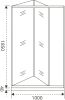 Душевая дверь в нишу Good Door Infinity SD-100-C-CH