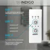 Полотенцесушитель Style 4 Pro 120/18 белый матовый (таймер, универсальное подключение: левый/правый)  INDIGO
