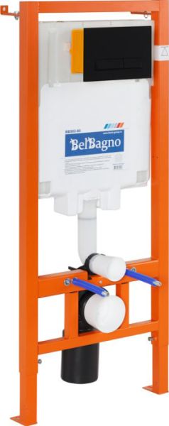 Инсталляция BelBagno 80 для подвесного унитаза, 1150х500х80 мм, со смывным бачком скрытого монтажа