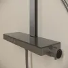 Душевая система Sancos Vos SC6100GG, термостатическая, вороненая сталь