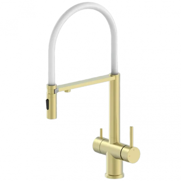 Kern 2049  Matt Gold  Смеситель для кухни с подключением фильтра питьевой воды золото матовое