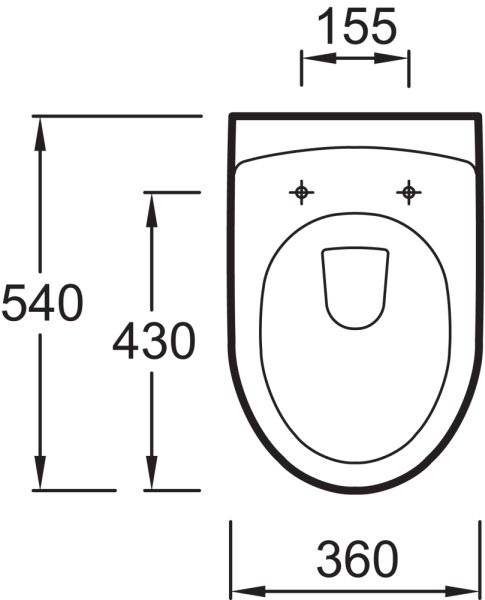 Крышка-сидение ODEON UP для унитаза микролифт E70006-00