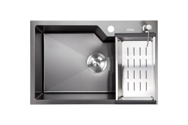 КУХОННАЯ МОЙКА AVINA  HM6543  ЧЕРНАЯ