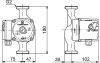 Насос UPS 32-40 180мм с гайками R1 1/4 PN10,220В  0,06кВт, 026А,  Германия