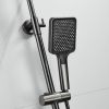 Душевая система Shevanik S9936T оружейная сталь