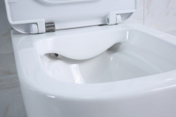 Унитаз подвесной безободковый с креплением GENOVA BB1102CH BelBagno и с сиденьем микролифт BB1102SC