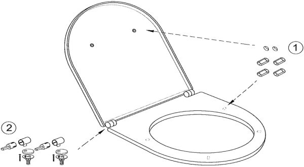 Крышка-сидение ODEON UP для унитаза микролифт E70006-00