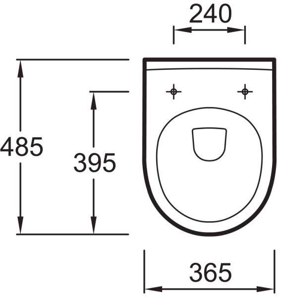 Крышка-сидение ODEON UP для унитаза  E70009-00