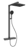 Душевая система Sancos Vos SC6100GG, термостатическая, вороненая сталь